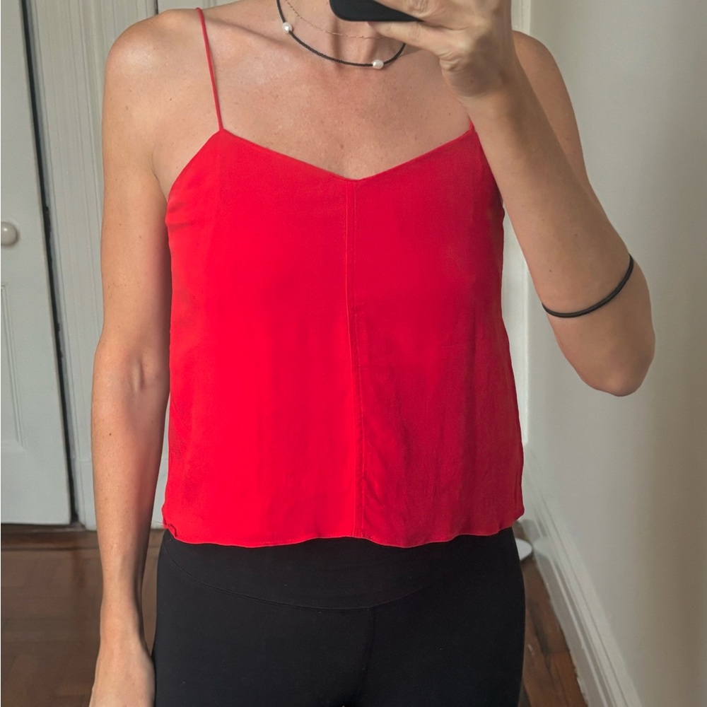 Alexander Wang Vibrant Red Camisole